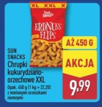 chrupki kukurydziano-orzechowe xxl