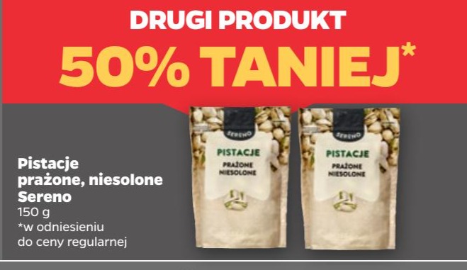 pistacje prażone niesolone