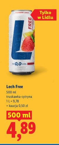napój piwny truskawka-cytryna