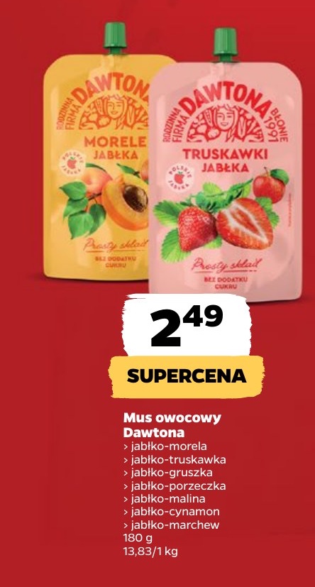 mus owocowy