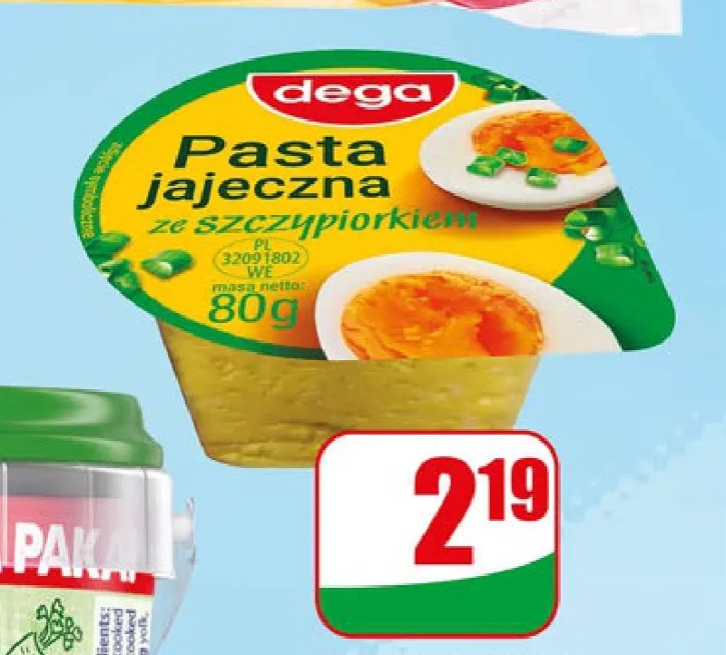pasta jajeczna ze szczypiorkiem