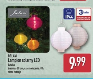 lampion solarny LED