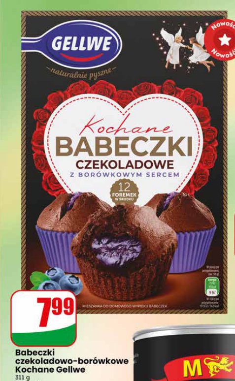 babeczki czekoladowo-borówkowe