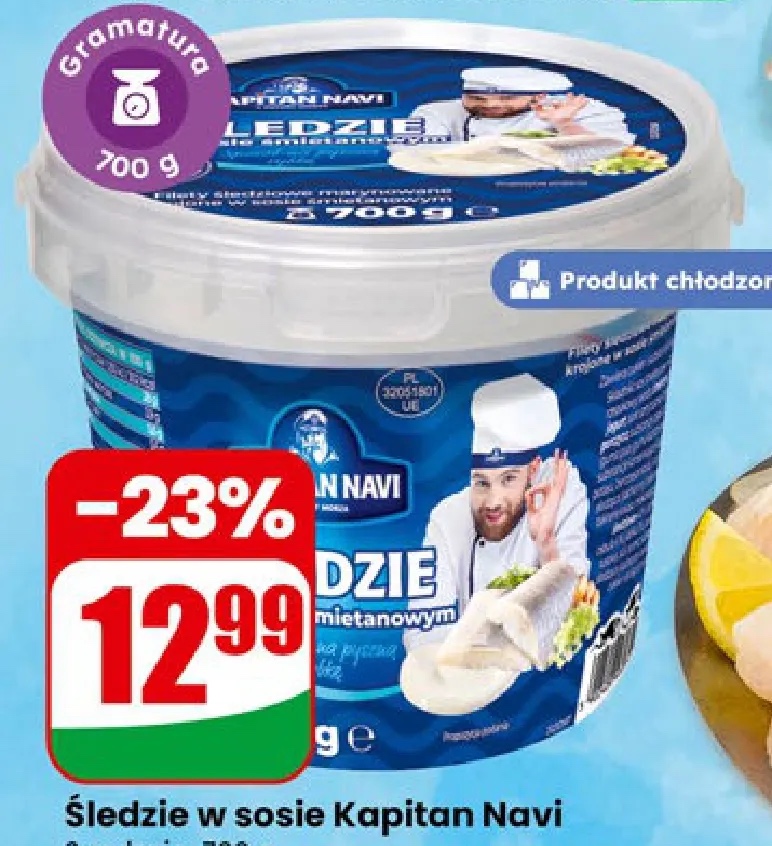 śledzie w sosie śmietanowym