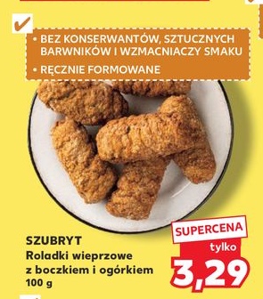 roladki wieprzowe z boczkiem i ogórkiem