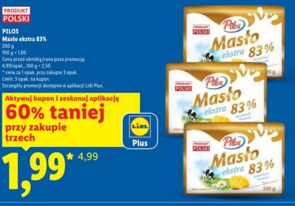masło ekstra 83%