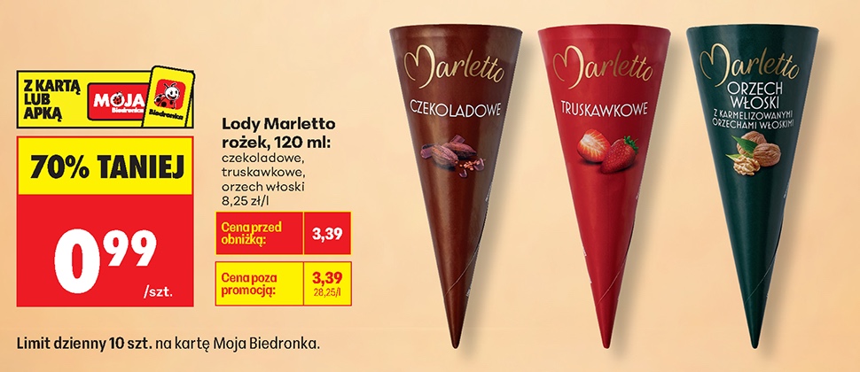 lody rożek