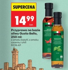 przyprawa na bazie oliwy bazylia lub czosnek-chili