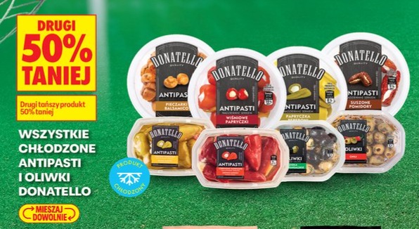 wszystkie chłodzone antipasti i oliwki