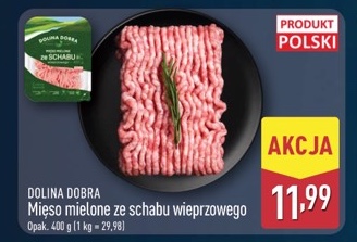 mięso mielone ze schabu wieprzowego