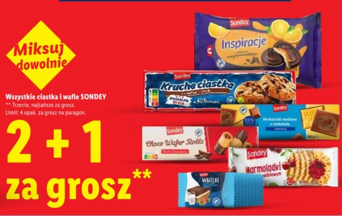 wszystkie ciastka i wafle