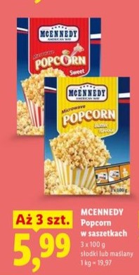 popcorn w saszetkach