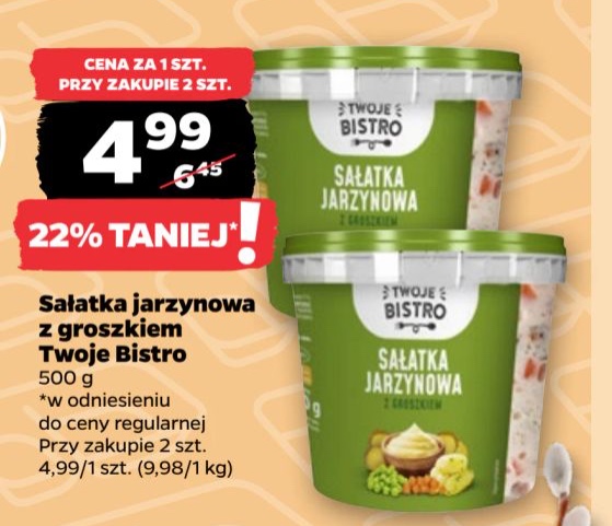 sałatka jarzynowa z groszkiem