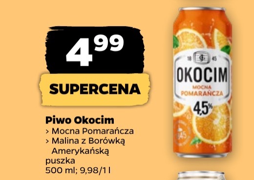 piwo mocna pomarańczowa / malina z borówką amerykańską