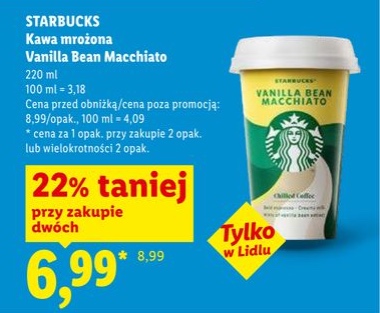 kawa mrożona vanilla bean macchiato