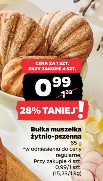 bułka muszelka żytnio-pszenna
