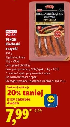 kiełbaski z szynki