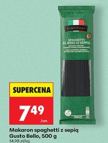 makaron spaghetti z sepią