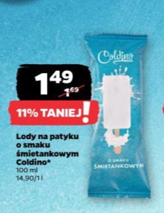 lody na patyku śmietankowe