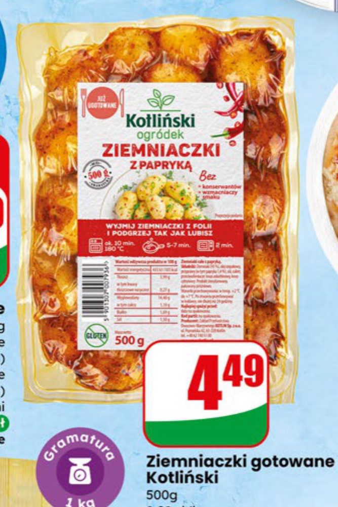 ziemniaczki gotowane z papryką