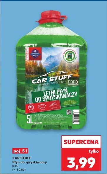letni płyn do spryskiwaczy