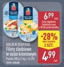 filety śledziowe w sosie kremowym