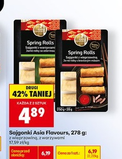 sajgonki z wieprzowiną lub z warzywami