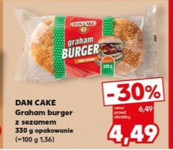graham burger z sezamem