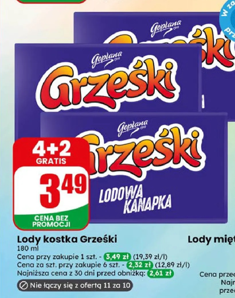 lody kostka grześki