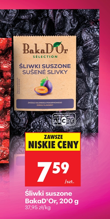 śliwki suszone