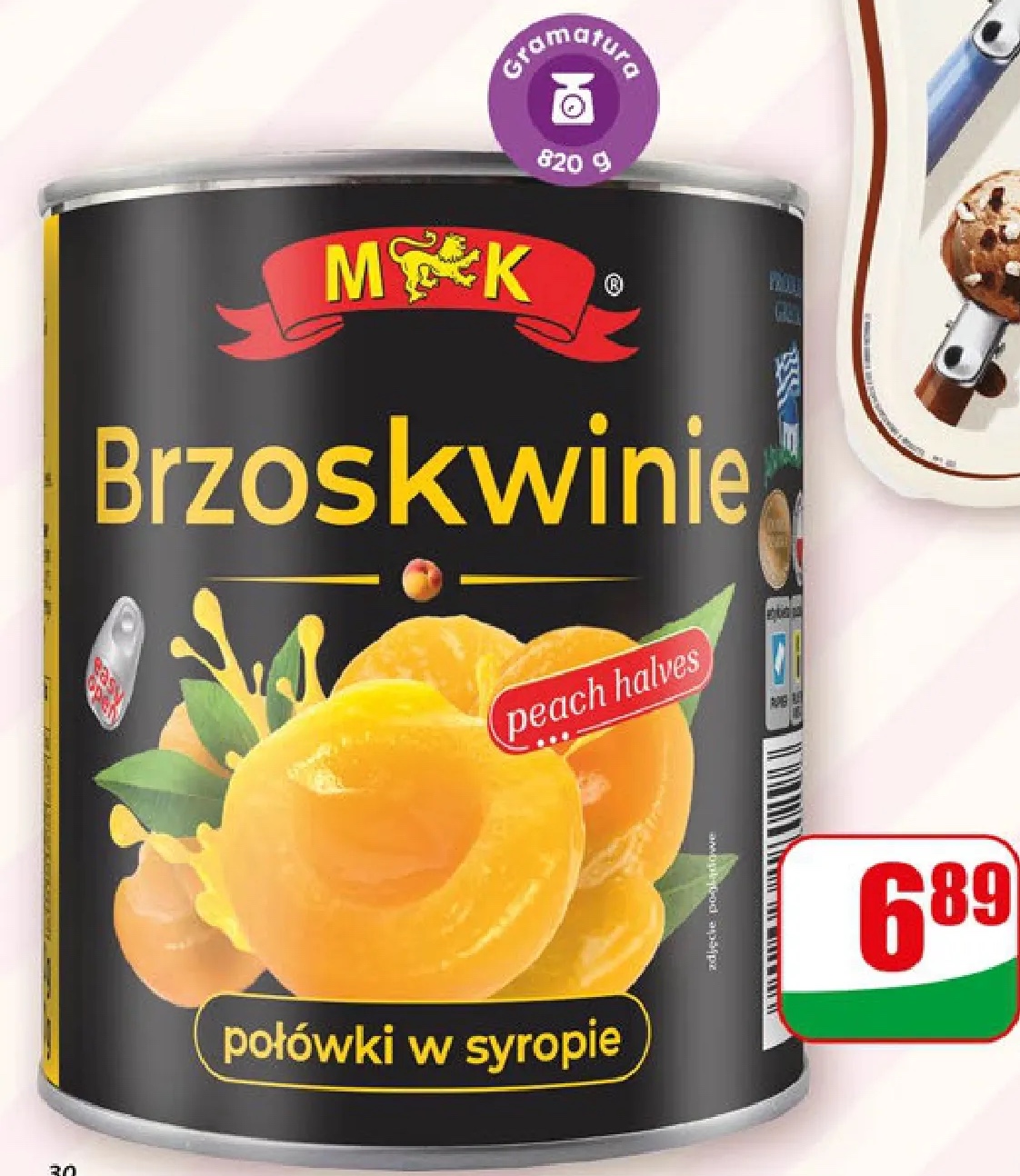 brzoskwinie połówki w syropie