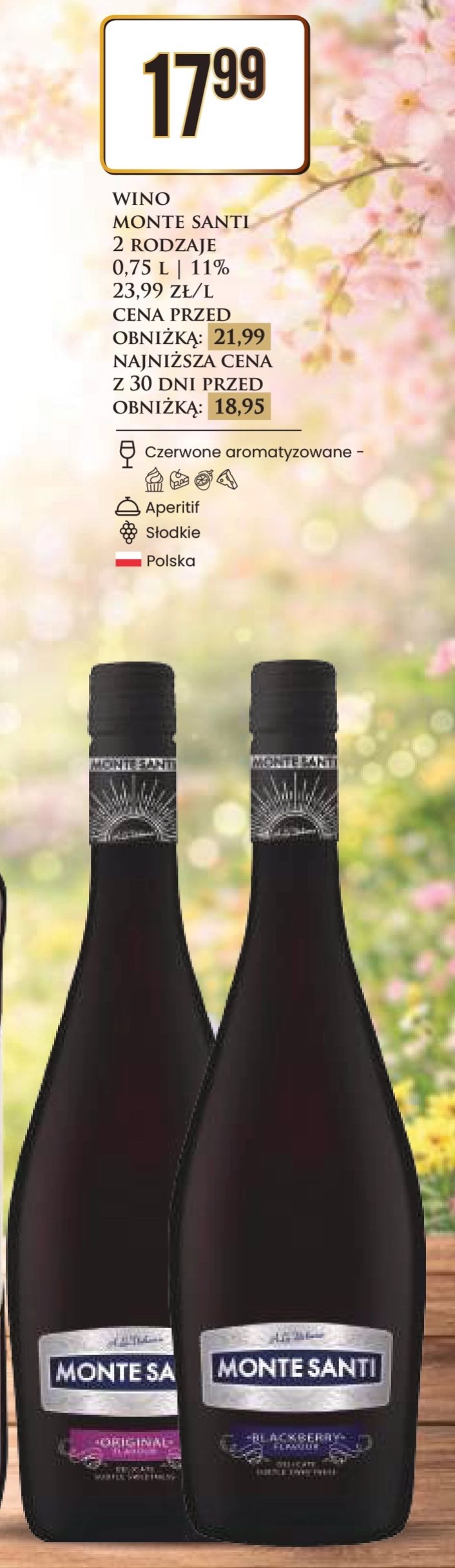 wino słodkie aromatyzowane