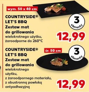 zestaw mat do grillowania