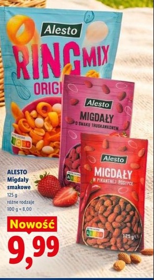 migdały smakowe