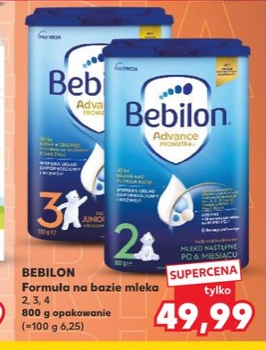 formuła na bazie mleka etap 2/3/4