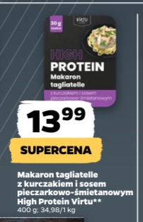 makaron tagliatelle z kurczakiem i sosem pieczarkowo-śmietanowym
