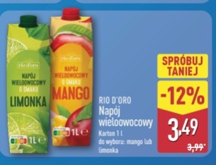 napój wieloowocowy o smaku limonka