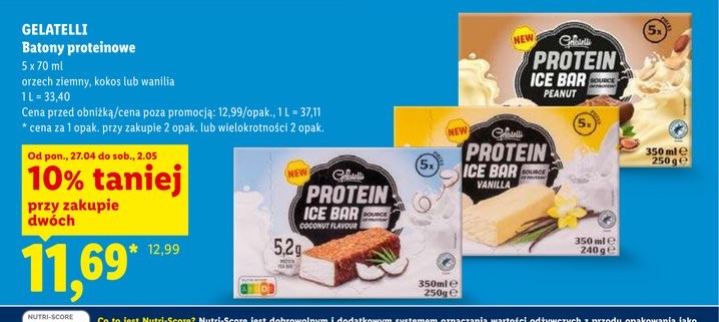 lody proteinowe batony lodowe