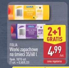 worki zapachowe na śmieci 35/60 l