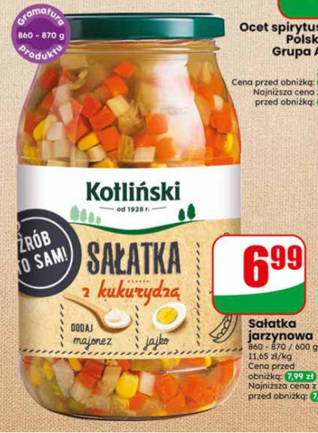 sałatka jarzynowa z kukurydzą