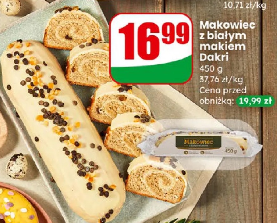 makowiec z białym makiem