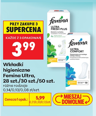 wkładki higieniczne ultra