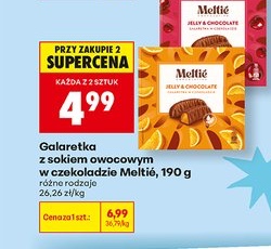 galaretka z sokiem owocowym w czekoladzie