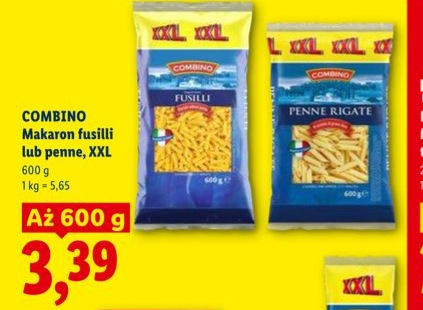 makaron fusilli lub penne