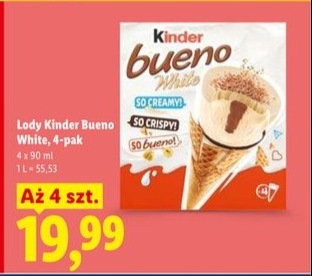 lody Kinder Bueno White