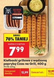 kiełbaski grillowe z wędzoną papryką