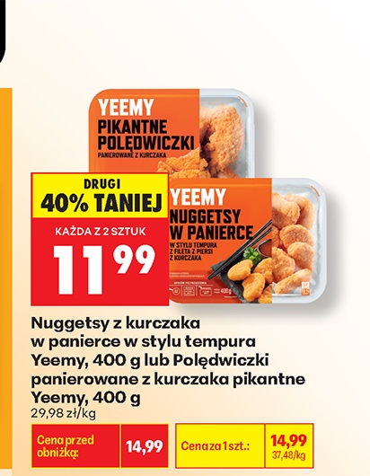 nuggetsy z kurczaka w panierce w stylu tempura