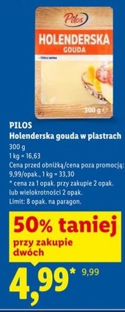 ser gouda w plastrach