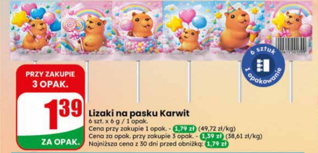 lizaki na pasku