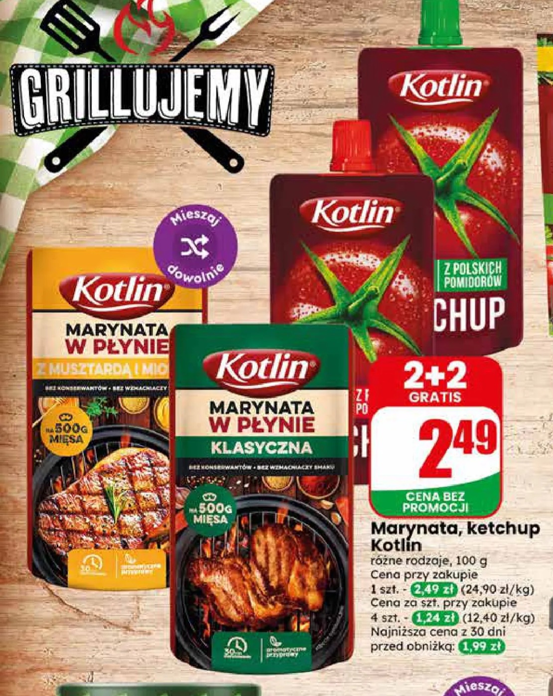 Marynata w płynie, ketchup
